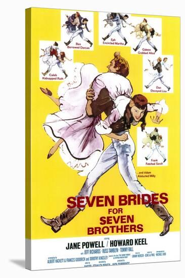 Seven Brides for Seven Brothers, 1954-null-Stretched Canvas