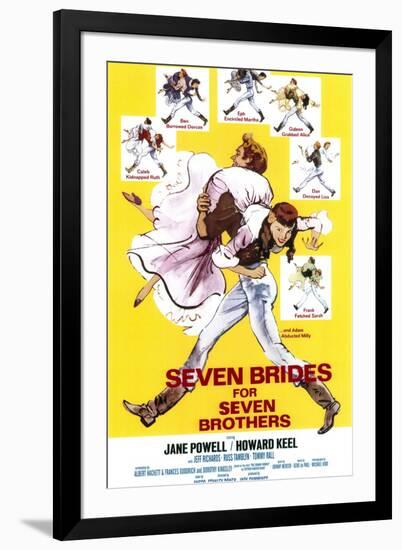 Seven Brides for Seven Brothers, 1954-null-Framed Premium Giclee Print