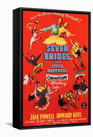 Seven Brides for Seven Brothers, 1954-null-Framed Stretched Canvas