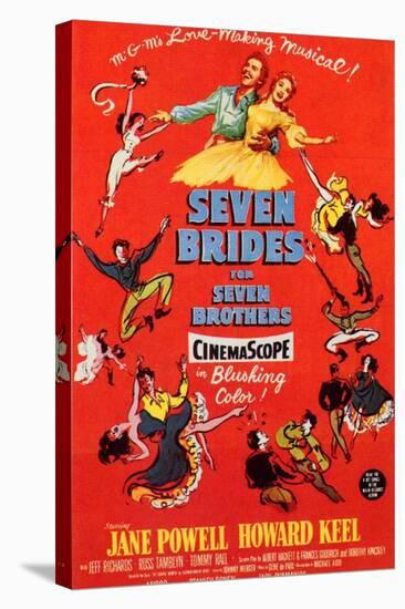 Seven Brides for Seven Brothers, 1954-null-Stretched Canvas