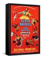 Seven Brides for Seven Brothers, 1954-null-Framed Stretched Canvas