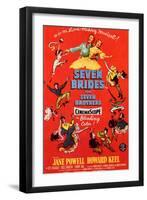 Seven Brides for Seven Brothers, 1954-null-Framed Art Print