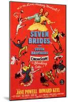 Seven Brides for Seven Brothers, 1954-null-Mounted Art Print