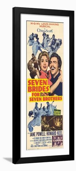 Seven Brides for Seven Brothers, 1954-null-Framed Art Print