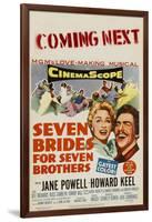 Seven Brides for Seven Brothers, 1954-null-Framed Art Print