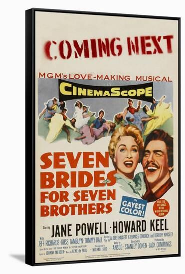 Seven Brides for Seven Brothers, 1954-null-Framed Stretched Canvas