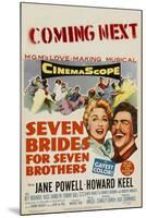 Seven Brides for Seven Brothers, 1954-null-Mounted Art Print