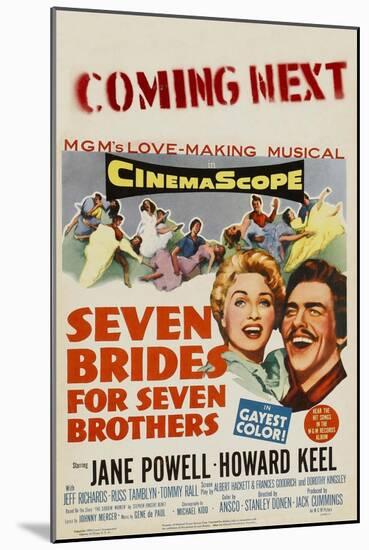 Seven Brides for Seven Brothers, 1954-null-Mounted Art Print