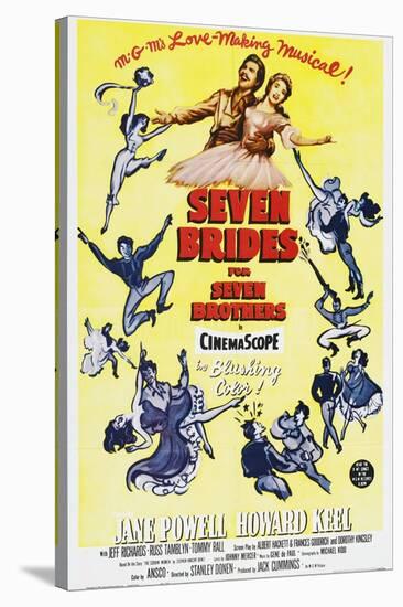 Seven Brides for Seven Brothers, 1954-null-Stretched Canvas