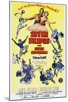 Seven Brides for Seven Brothers, 1954-null-Mounted Giclee Print