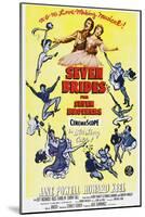 Seven Brides for Seven Brothers, 1954-null-Mounted Giclee Print