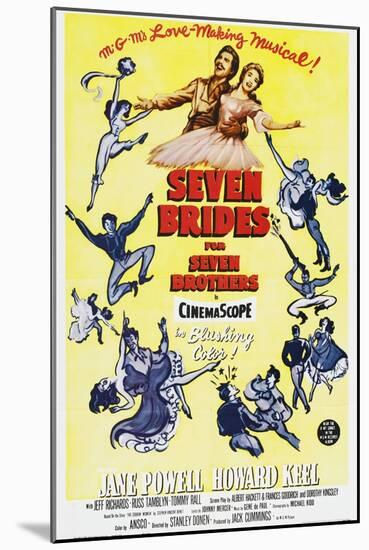 Seven Brides for Seven Brothers, 1954-null-Mounted Giclee Print