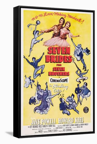 Seven Brides for Seven Brothers, 1954-null-Framed Stretched Canvas