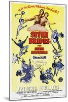 Seven Brides for Seven Brothers, 1954-null-Mounted Art Print