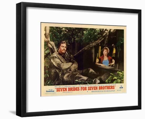 Seven Brides for Seven Brothers, 1954-null-Framed Art Print