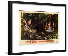 Seven Brides for Seven Brothers, 1954-null-Framed Art Print