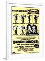 Seven Brides for Seven Brothers, 1954-null-Framed Art Print