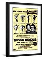 Seven Brides for Seven Brothers, 1954-null-Framed Art Print