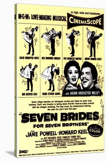 Seven Brides for Seven Brothers, 1954-null-Stretched Canvas