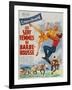 Seven Brides for Seven Brothers, French Movie Poster, 1954-null-Framed Art Print