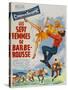 Seven Brides for Seven Brothers, French Movie Poster, 1954-null-Stretched Canvas