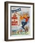 Seven Brides for Seven Brothers, French Movie Poster, 1954-null-Framed Art Print