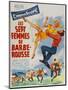 Seven Brides for Seven Brothers, French Movie Poster, 1954-null-Mounted Art Print