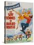 Seven Brides for Seven Brothers, French Movie Poster, 1954-null-Stretched Canvas