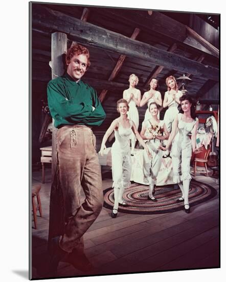 Seven Brides for Seven Brothers, Howard Keel, 1954-null-Mounted Photo