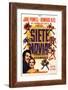 Seven Brides for Seven Brothers, Spanish Movie Poster, 1954-null-Framed Art Print
