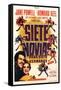 Seven Brides for Seven Brothers, Spanish Movie Poster, 1954-null-Framed Stretched Canvas