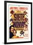 Seven Brides for Seven Brothers, Spanish Movie Poster, 1954-null-Framed Art Print