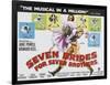 Seven Brides for Seven Brothers, UK Movie Poster, 1954-null-Framed Art Print