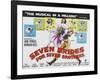 Seven Brides for Seven Brothers, UK Movie Poster, 1954-null-Framed Art Print