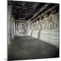 Seven Buddhas Under a Tree, Cave 12, Ellora, Unesco World Heritage Site, Maharashtra State, India-Robert Harding-Mounted Photographic Print