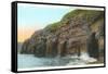 Seven Caves, La Jolla, California-null-Framed Stretched Canvas