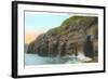 Seven Caves, La Jolla, California-null-Framed Art Print