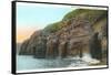 Seven Caves, La Jolla, California-null-Framed Stretched Canvas