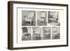 Seven Chairs-null-Framed Art Print