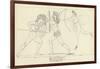 Seven Chiefs Against Thebes-John Flaxman-Framed Giclee Print