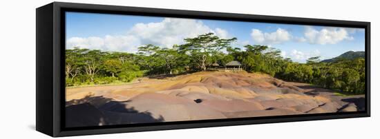 Seven Coloured Earths, Chamarel, Black River (Riviere Noire), Mauritius-Jon Arnold-Framed Stretched Canvas