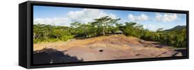 Seven Coloured Earths, Chamarel, Black River (Riviere Noire), Mauritius-Jon Arnold-Framed Stretched Canvas