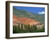 Seven Colours Mountain at Purmamaca Near Tilcara in Argentina, South America-Murray Louise-Framed Photographic Print