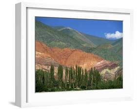 Seven Colours Mountain at Purmamaca Near Tilcara in Argentina, South America-Murray Louise-Framed Photographic Print