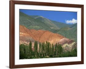 Seven Colours Mountain at Purmamaca Near Tilcara in Argentina, South America-Murray Louise-Framed Photographic Print