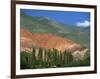 Seven Colours Mountain at Purmamaca Near Tilcara in Argentina, South America-Murray Louise-Framed Photographic Print