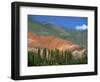 Seven Colours Mountain at Purmamaca Near Tilcara in Argentina, South America-Murray Louise-Framed Photographic Print