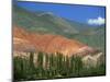 Seven Colours Mountain at Purmamaca Near Tilcara in Argentina, South America-Murray Louise-Mounted Photographic Print