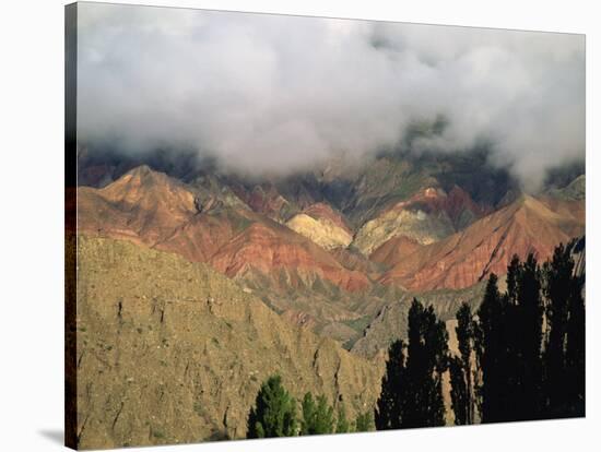 Seven Colours Mountain Near Purmamarca, Jujuy, Argentina, South America-Murray Louise-Stretched Canvas