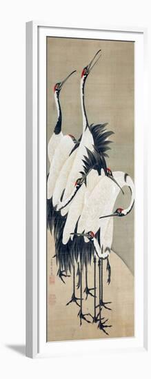 Seven Cranes-Jakuchu Ito-Framed Giclee Print